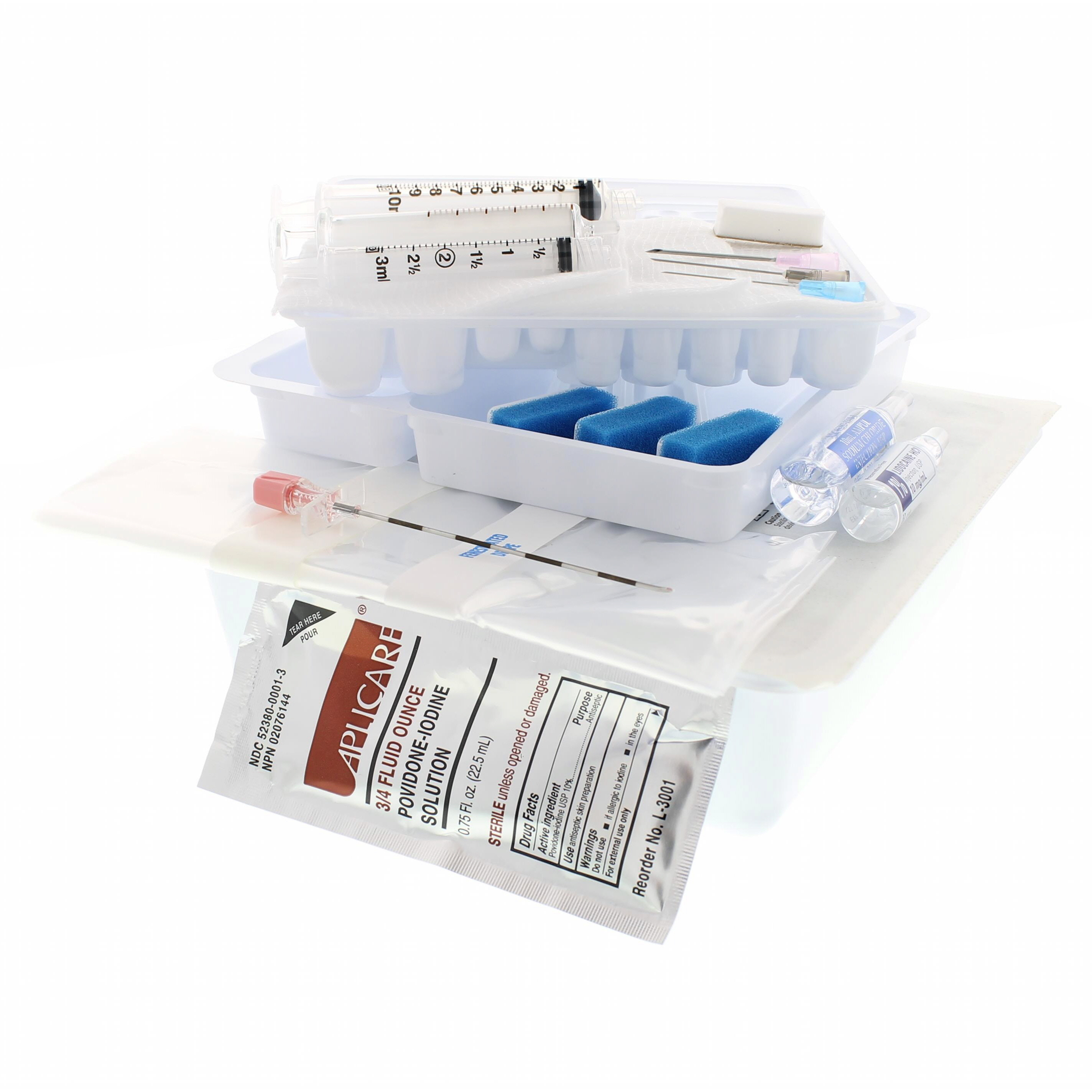 Epidural Tray w/18g Tuohy Needle - ACL5SPG